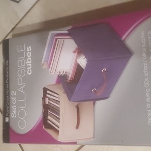 New 2 Pack Collapse Storage  Cubes